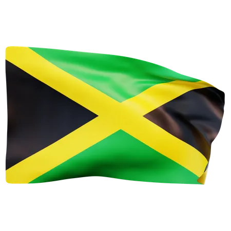 Bandeira da jamaica  3D Icon