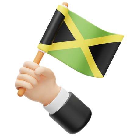 Bandeira da jamaica  3D Icon