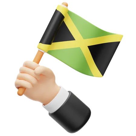 Bandeira da jamaica  3D Icon