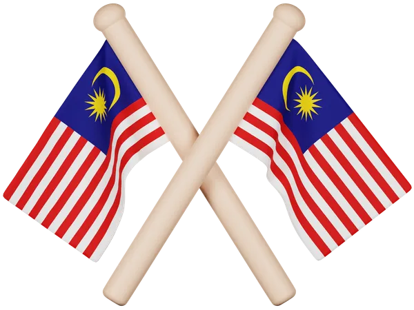 Bandeira da Malásia  3D Icon