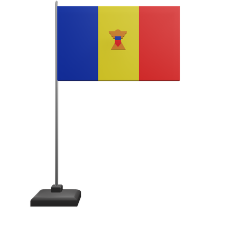 Bandeira da Moldávia  3D Icon