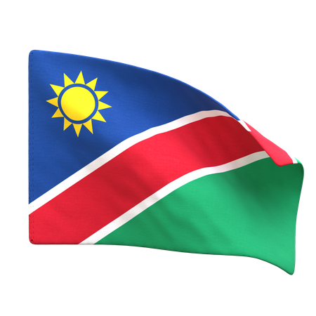 Bandeira da namíbia  3D Icon