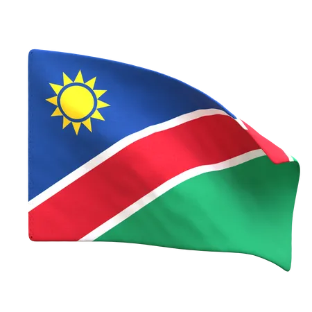 Bandeira da namíbia  3D Icon
