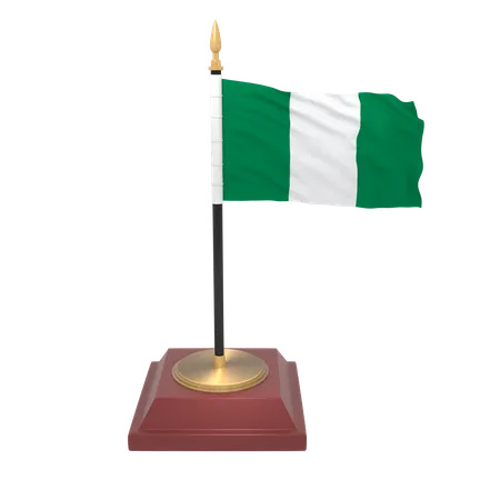 Bandeira da Nigéria  3D Icon
