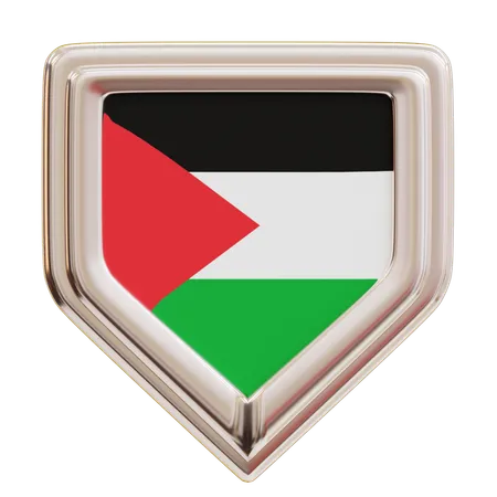 Bandeira da Palestina  3D Icon