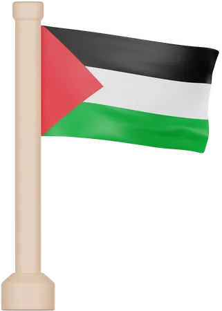 Bandeira da Palestina  3D Icon