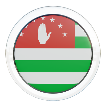 Bandeira da república da Abkhazia  3D Flag