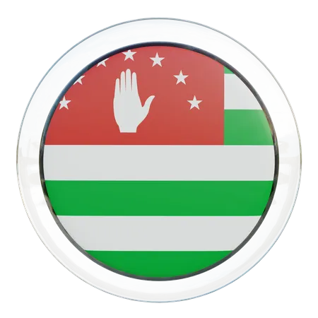 Bandeira da república da Abkhazia  3D Flag