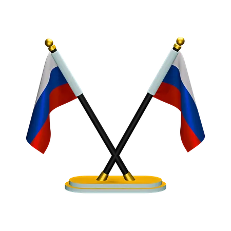 Bandeira da Rússia  3D Icon