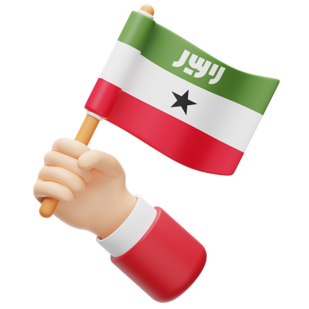 Bandeira da Somalilândia  3D Icon