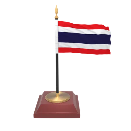 Bandeira da Tailândia  3D Icon