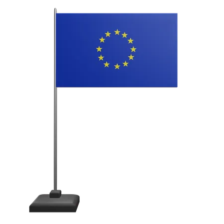 Bandeira da união europeia  3D Icon