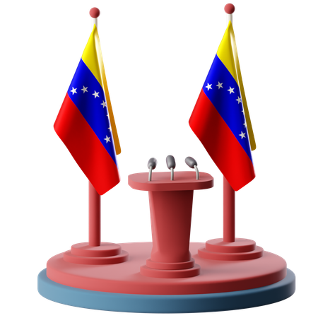 Bandeira da Venezuela  3D Icon