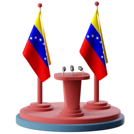 Bandeira da Venezuela  3D Icon