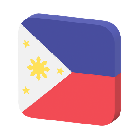 Bandeira das filipinas  3D Icon