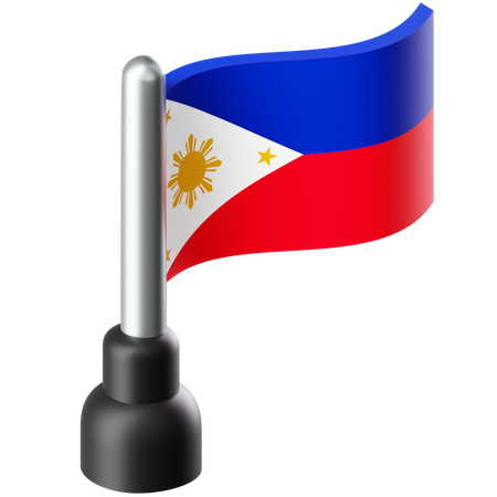 Bandeira das Filipinas  3D Icon