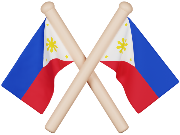 Bandeira das filipinas  3D Icon