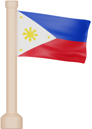 Bandeira das filipinas  3D Icon