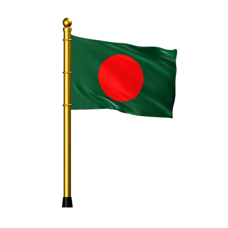 Bandeira de bangladesh  3D Icon