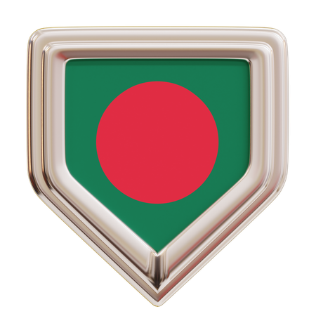 Bandeira de bangladesh  3D Icon