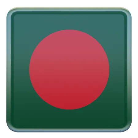 Bandeira de bangladesh  3D Flag