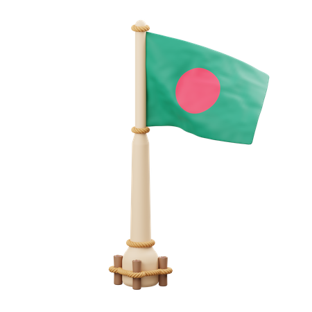 Bandeira de bangladesh  3D Icon