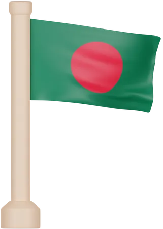 Bandeira de bangladesh  3D Icon