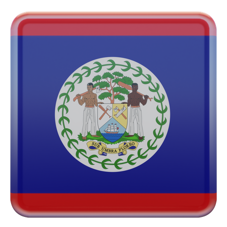 Bandeira de belize  3D Flag