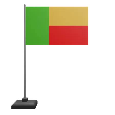 Bandeira do Benim  3D Icon