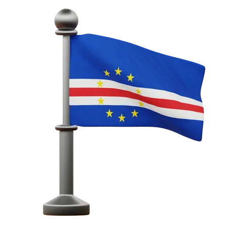 Bandeira de cabo verde  3D Icon