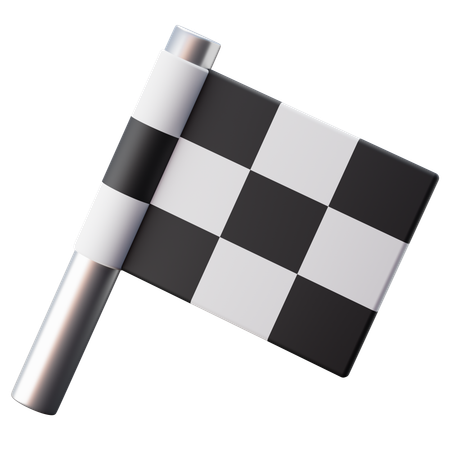 Bandeira de corrida  3D Icon