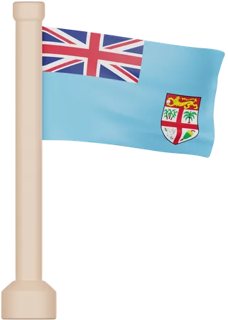 Bandeira de fiji  3D Icon