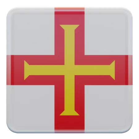Bandeira de Guernsey  3D Flag