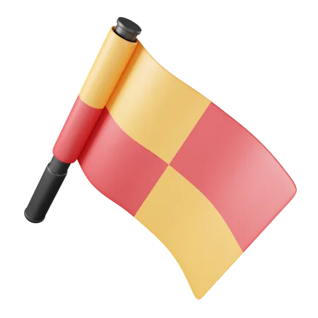 Bandeira de impedimento  3D Icon