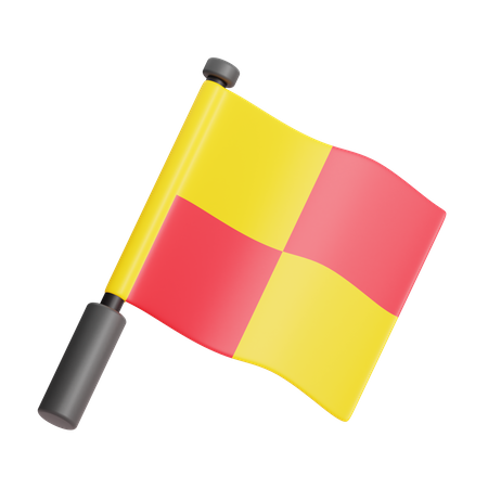 Bandeira de impedimento  3D Icon
