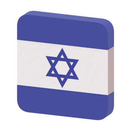 Bandeira de israel  3D Icon