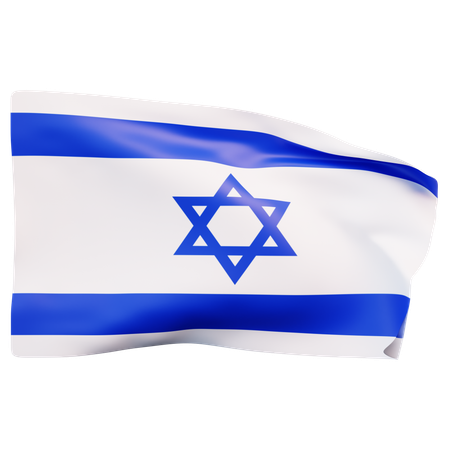 Bandeira de israel  3D Icon