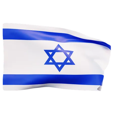 Bandeira de israel  3D Icon