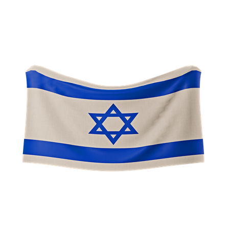 Bandeira de israel  3D Icon