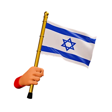 Bandeira de israel  3D Icon