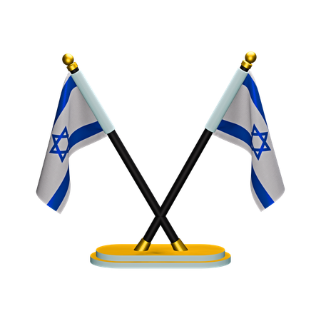 Bandeira de israel  3D Icon