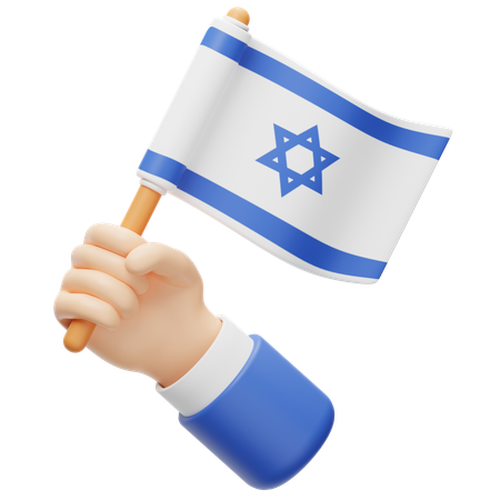 Bandeira de israel  3D Icon