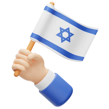 Bandeira de israel  3D Icon