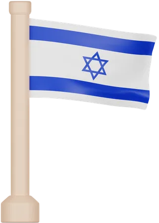 Bandeira de israel  3D Icon