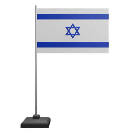 Bandeira de israel  3D Icon