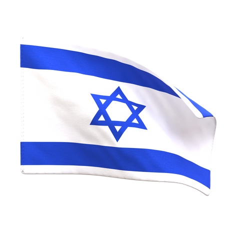 Bandeira de israel  3D Icon