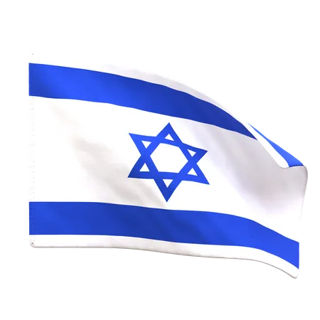 Bandeira de israel  3D Icon