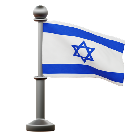 Bandeira de israel  3D Icon