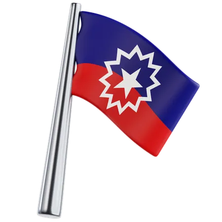 Bandeira de junho  3D Icon