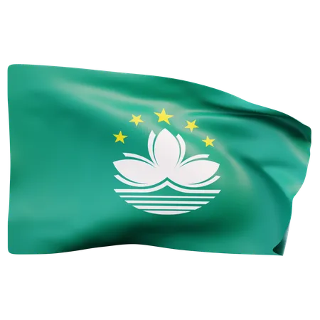 Bandeira de macau  3D Icon